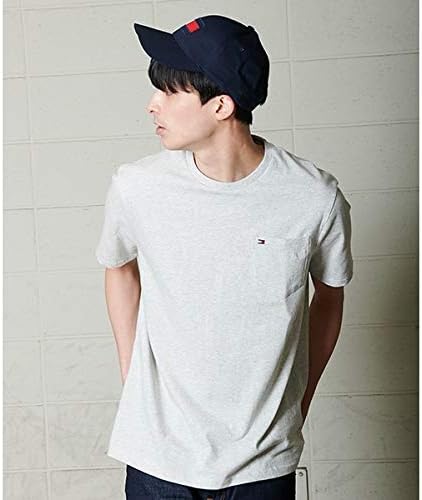 Amazon トミーヒルフィガー Tommy Hilfiger オンライン限定 ポケット Tシャツ Tommy Crew Tee 078d5648 Xl グレー Tシャツ カットソー 通販