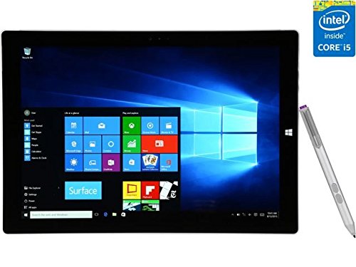 2016 Newest Microsoft Surface Pro 3 12-Inch Tablet PC, Intel Core i5 Processor, 8GB RAM, 256GB SSD Storage, Windows 10 Professional