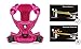 JUXZH Truelove No Pull Dog Harness with Easy Control Handle and 2 Leash Attachments,Reflective Adjustable Pet Vest