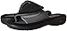 Isotoner Women’s Microterry Adjustable Slide Slippers, Black, X-Large/9.5-10 M US