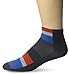 PEARL IZUMI - Ride Men's Elite Losock Ankle Socks, Long Stripe Blue, Medium