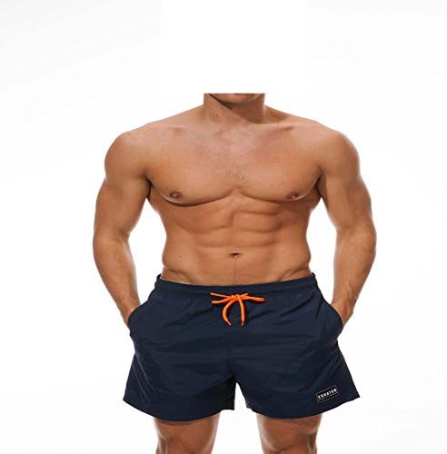 ZHANGJZJ Hot Solid Swimming Shorts for Men Lacing Beach Shorts Men Surf Shorts Board Shorts Swimsuit for Man Swimwear
