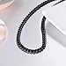 PROSTEEL Chain Necklace for Men Curb Cuban Chains Men Stainless Steel Mens Necklace 22inch Black Mens Chain Necklace