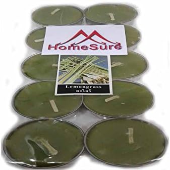 Homesure Lemongrass Classic Spa Shop Aromatherapy Candles Wedding Home Decor Souvenir Classic Nature Style Thai Traditional Meditation Bathroom Relax
