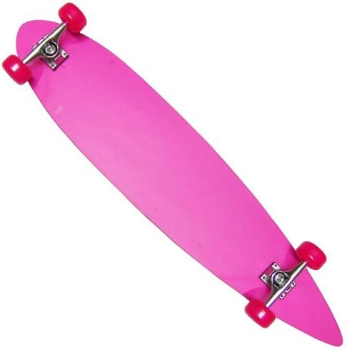 Hot Pink Complete Pintail Cruiser Longboard Skateboard by Maple Longboards