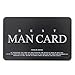 Ardour Van Vanfeis Stainless Steel Funny Junior Best Man Proposal Gifts Cards, The Black Man Card Wedding Invitations with Envelopes, Rustic Bridal Party Favors Invites Card - Will You Be My Best Man