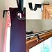 QIQU Tap Right Into Window Frame for Window Bedroom Home Decoration, Set of 6, Black