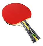 MightySpin Storm - Ping Pong Paddle with More Spin on Loops | An Edge Over Opponent Table Tennis Racket | 7-Ply Wood Blade, Soft Rubber Surface Bat | For Beginner, Intermediate, Advanced Level Player