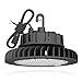 HYPERLITE UFO LED High Bay Light: 150W 21,750LM (145LM/W) 1-10V Dimmable High Bay Led Lights, UL Listed 4000K High Bay LED Lights for Shop Barn Garage, Alternative to 600W MH/HPS, 5-Year WNTY
