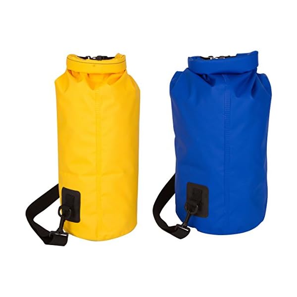 Dry-Bag-2-Pack-With-Shoulder-Strap-Waterproof-Floating-Dry-Gear-Bags-for-Boating-Kayaking-Fishing-Rafting-Swimming-Camping-Hiking-Rafting-SUP-and-Snowboarding-Dry-Compression-Sack-with-High-Quality-Ro