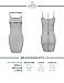 FPT Womens Basic Spaghetti Strap Extra Long Fitted Tunic Top WHITE SMALL