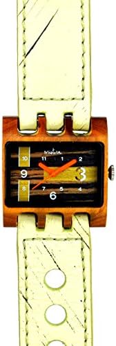 Lenzo Watch Hollister Strap Pui Wood Ebony Dial