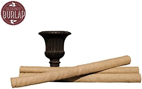 Burlap Fabric Roll ~ 60 Inch Wide X 10 Yards ~ {NO FRAY, FINISHED Edges That Won’t Fall Apart!} Perfect Burlap Rolls, Wedding Aisle Runner, Crafts, Runners, Landscaping, &amp; Gardening.