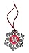 Houston Cougars Snowflake Ornament