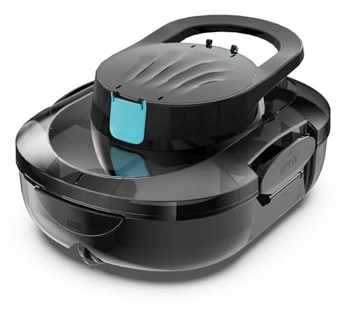 S1PRO (2026 Version) Wireless Pool Robot, 120 Min Cleaning, Double Motor Pool Vacuum, 2.5 Hours Charging, for Flat Bottom Pools up to 100 m², Black