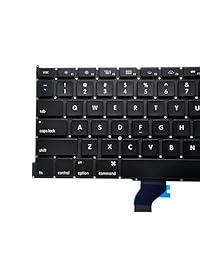 padarsey repuesto nosotros retroiluminada retroiluminación teclado con 80 piezas tornillos   para Apple MacBook Pro Retina 13" A1502 (finales de 2013  principios de 2015)