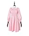 miccostumes Girl's Pink Cosplay Beading Dress Costume (women m)