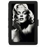Marilyn Monroe Publicity Still Double-Sided Black Color Cigarette Case, ID Holder, and wallet D-004