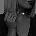 Lovve Sterling Silver Round 4mm Bezel-Set Cubic Zirconia Solitaire Short CZ Choker Necklace for Women, wife, girlfriend. Friendship