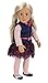 Our Generation Kiana 18-Inch Doll with Blonde Hair, Cute Skirt and Puffy Vest