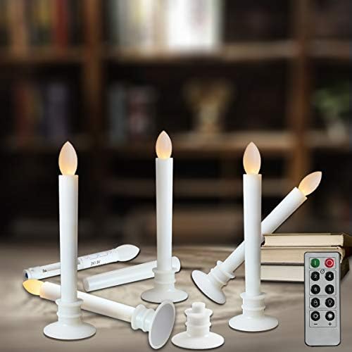 Window Candles with Remote Timers Battery Operated Flickering Flameless Led Electric Candle