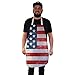 Bang Tidy Clothing Apron USA Flag Cooking Aprons for Independence Day - Stars and Stripes 4th July Memorial Day Labor Day