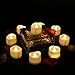 Horeset 12pcs Warm White Flickering LED with Remote Control Tea Lights Flameless Candle, Last up to 48-60hours 1.4 x 1.4-Inch for Wedding, Birthday, Home Party