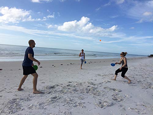 Funsparks Jazzminton Wind Birdies or Shuttlecocks - Played Outdoors at The Beach, Lawn or Tailgating for Windy Conditions or Advanced Players