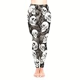 3D Printing Retro Skeleton Black Skull Sexy Women's