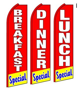 Amazon.com: Breakfast Lunch and Dinner Special Standard Size Swooper ...