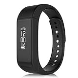 LENDOO I5 Plus Fitness Tracker Waterproof Smart Bracelet Step Pedometer IP65 Sports Wristband Bluetooth 4.0 Tracking Calorie Health Sleep Monitor Wristband for Android &IOS Phone