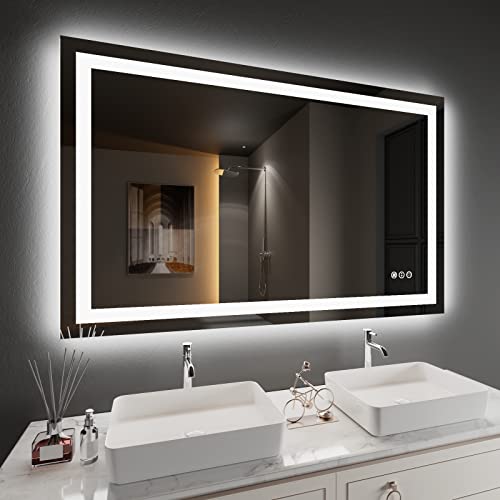 Amorho LED Bathroom Mirror 48''x30