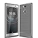 Sony Xperia XA2 Phone Case,Bettop Anti-Fingerprint Shockproof Carbon Fiber Design Flexible Soft TPU Brushed Texture Protective Case for Sony Xperia XA2 5.2 Inch (Grey)