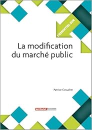 La  modification du marché public