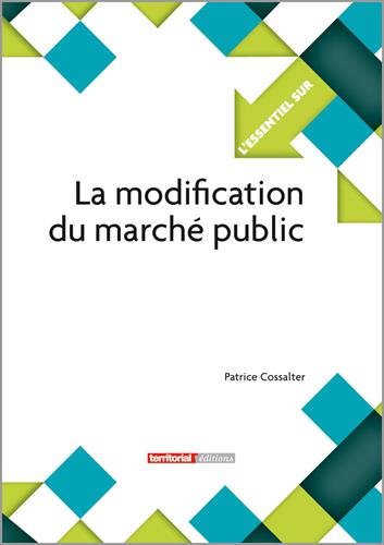 La  modification du marché public