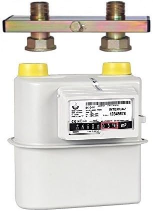gaszähler G4 6 m ³ ONE TUBE Twin-Tube 130,250. (G4 130MM WITH MOUNT BRACKET)