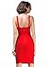 Alice & Elmer Women's Rayon Bodycon Strap Sleeveless Bandage Dress