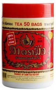 Hand Thai Black Tea Red Lebal 4g. Pack 50 by Hand Thai104 [Foods]