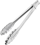 Nisbets Essentials Catering Tongs 245 mm Stainless Steel DF668 view 1