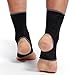 NEOTech Care Ankle Support Sleeve (1 Unit) - Open Heel, Light, Elastic & Breathable Knitted Fabric - Medium Compression - For Men, Women, Kids - Right or Left Foot - Black Color (Size M)