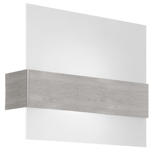 Eglo 86997A Nikita Wall or Ceiling Light, Matte Nickel