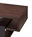 ioHOMES Monroe Contemporary Rectangular Accent Coffee Table with Open Shelf and Display Area, 47