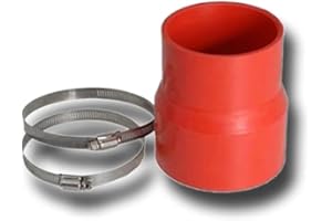 WEST COAST CORVETTE / CAMARO C5 Corvette Air Intake High Flow Power Coupler - Increased Performance for 1997-2004 C5 & Z06 Corvettes (Red)