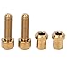 4pcs Titanium Alloy Stem Screws Mountain Bike Road Bicycles Bolts M518 Replacement Screws for Bike Stem Fix(Gold)thumb 2