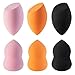 Makeup Sponge Beauty Sponge Makeup Blender Foundation Sponge Applicator Sponges Latext-free (6-pack)