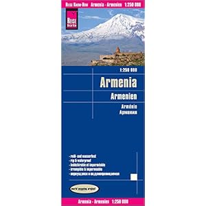 Reise Know-How Landkarte Armenien / Armenia (1:250.000): reiß- und wasserfest (world mapping project) Landkaart – Gevouwen Kaart, 6 augustus 2018