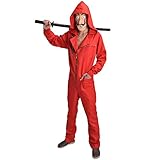 Csdo Unisex Dali Role Playing LA CASA De Papel Money Thief Set Jumpsuit and Mask (Dali Mask&Clothing XL)