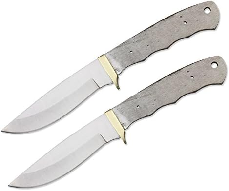 420 Stainless Steel Knife (420 Stainless Steel, Pair of 4.75 inch Drop Point Blades)