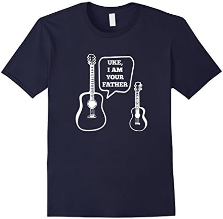 Men's Uke I Am Your Father Ukelele Guitar Funny T-Shirt XL Navy