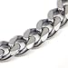 Titanium 4MM Curb Chain Link Necklace 22